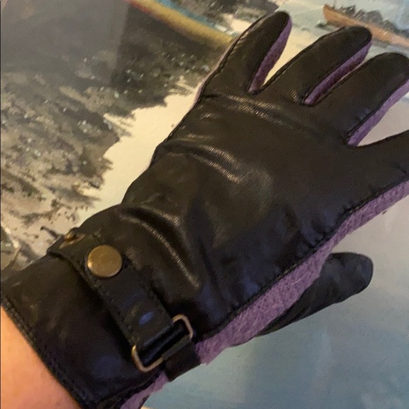 DIESEL GLOVES COLOR BLACK - Picture 4 of 7